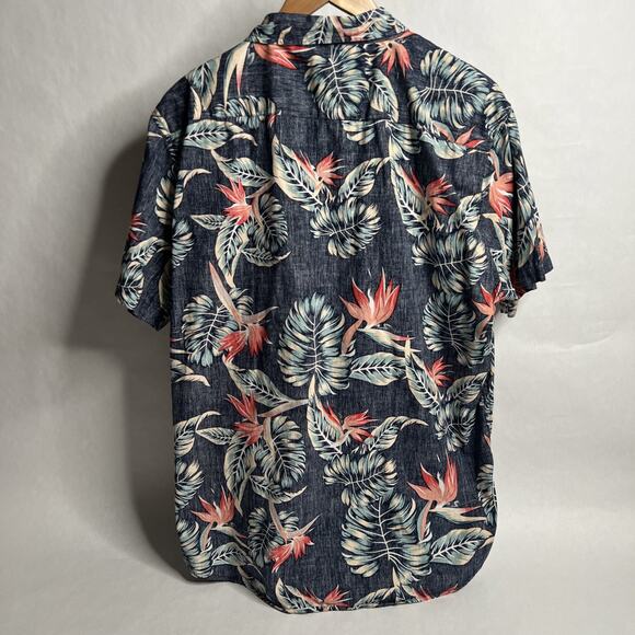 Molokai Surf Co. Men’s Hawaiian Shirt-Size XL-Bird of Paradise Print-Button down - Picture 6 of 6